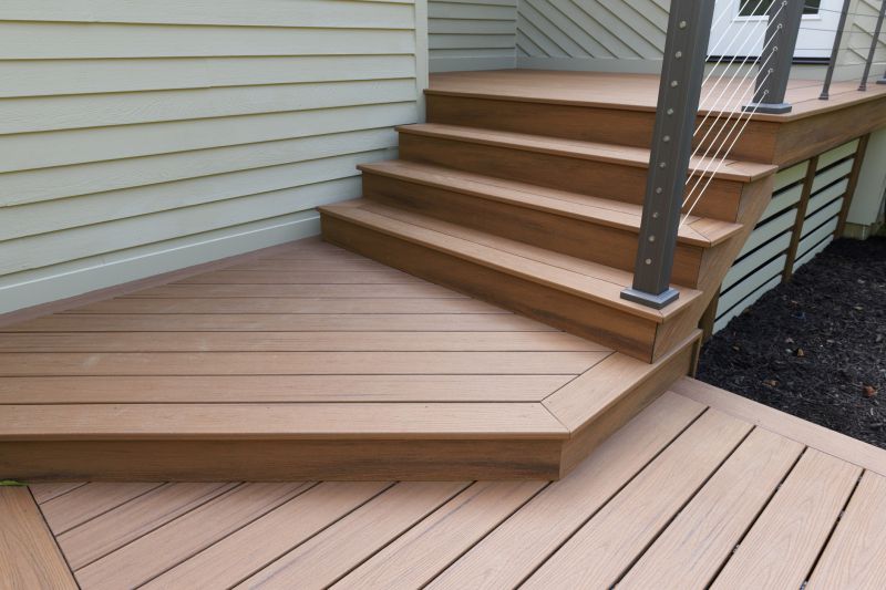 Composite Deck with Railings